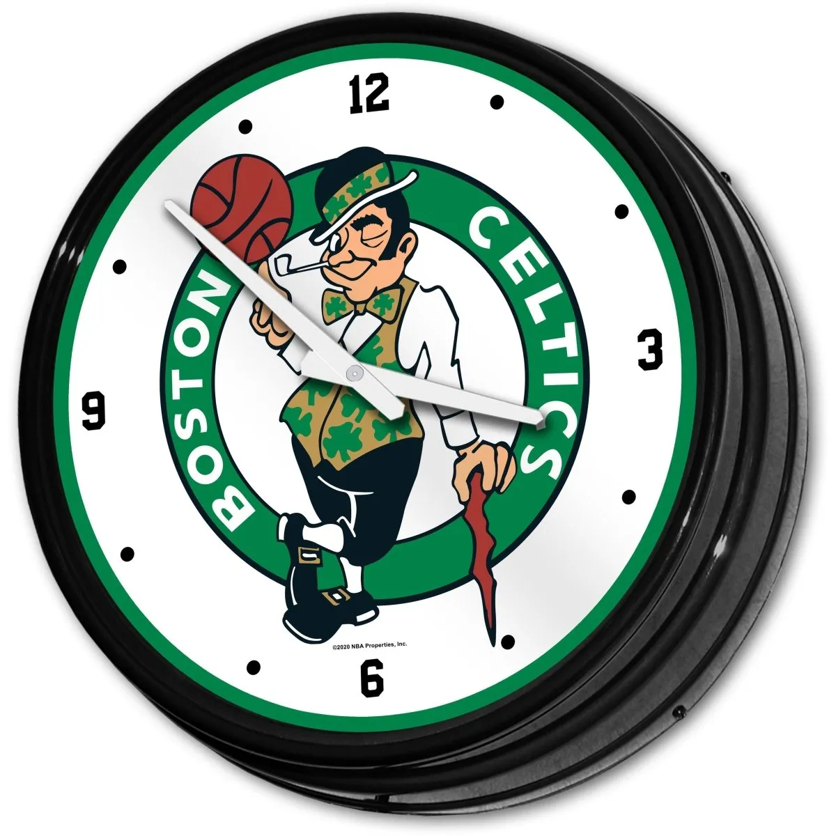 Boston Celtics: Retro Lighted Wall Clock