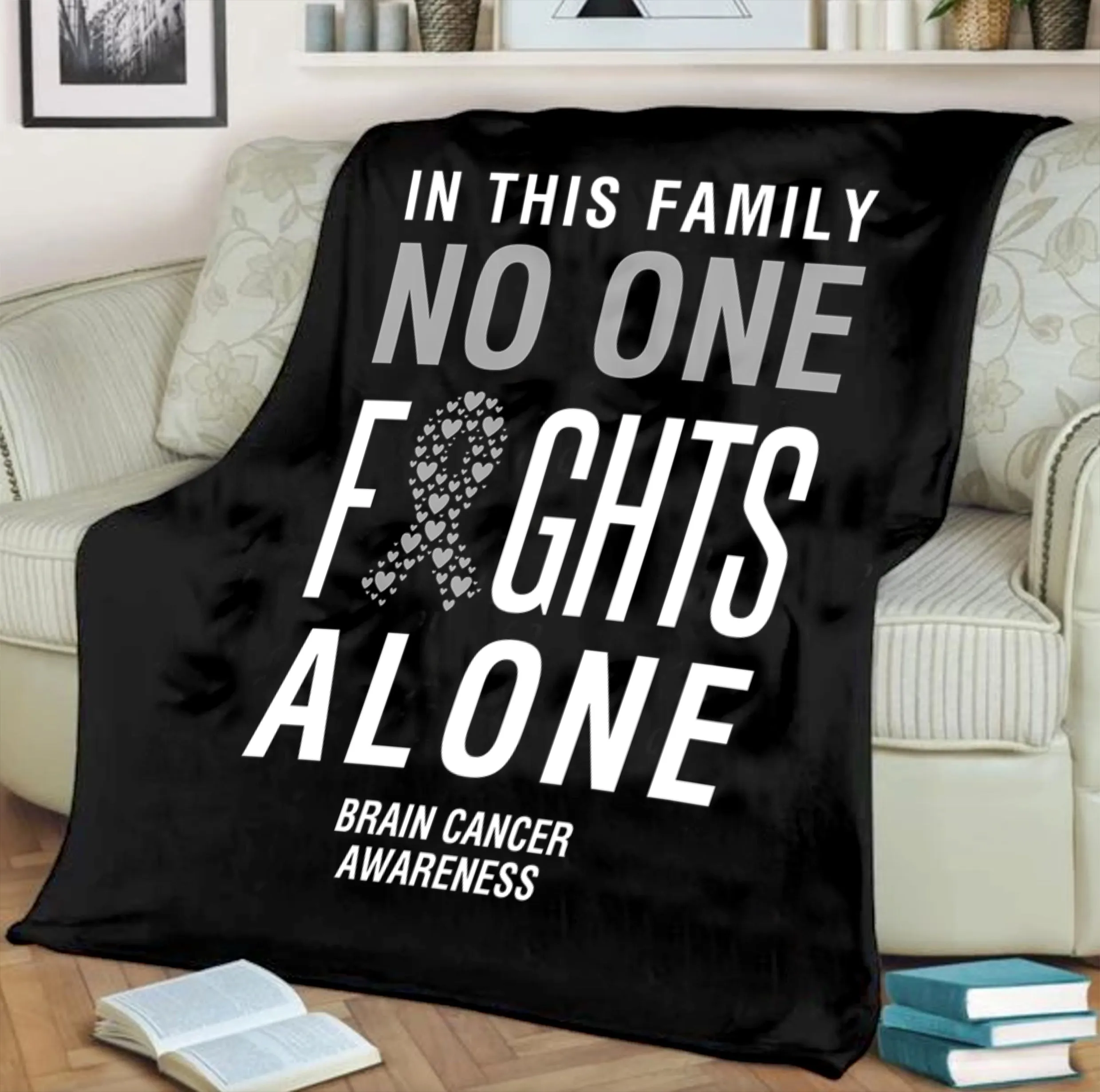 Brain Cancer Awareness Blanket