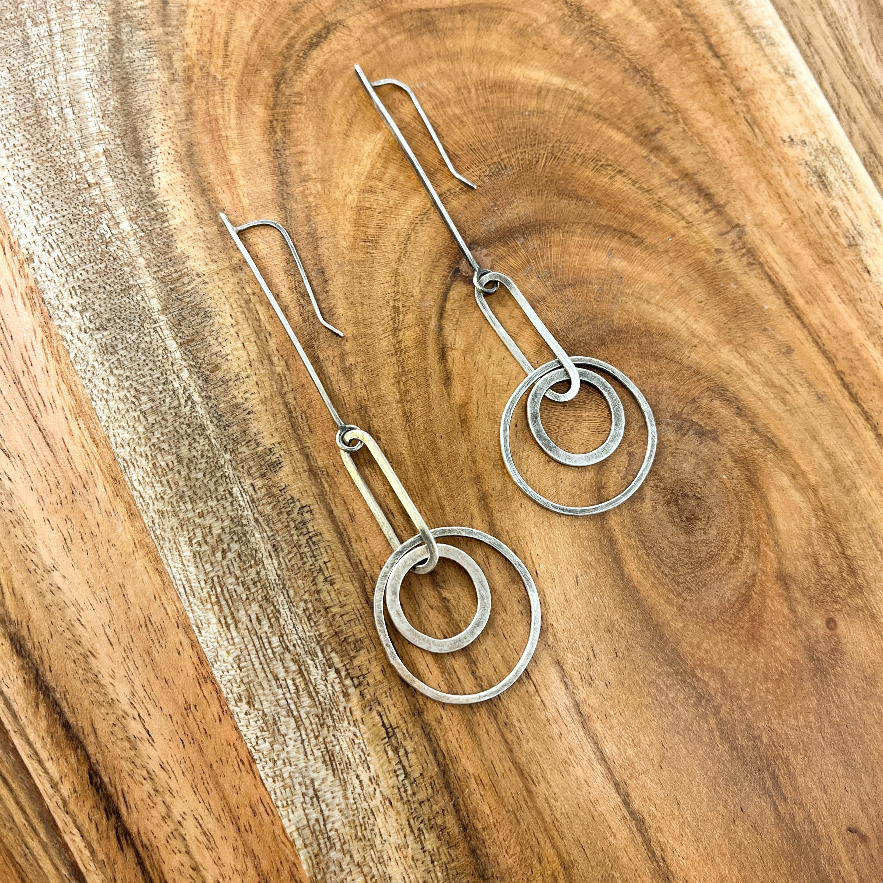 Bristol Earrings in Oxidized Sterling Silver