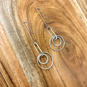 Bristol Earrings in Oxidized Sterling Silver