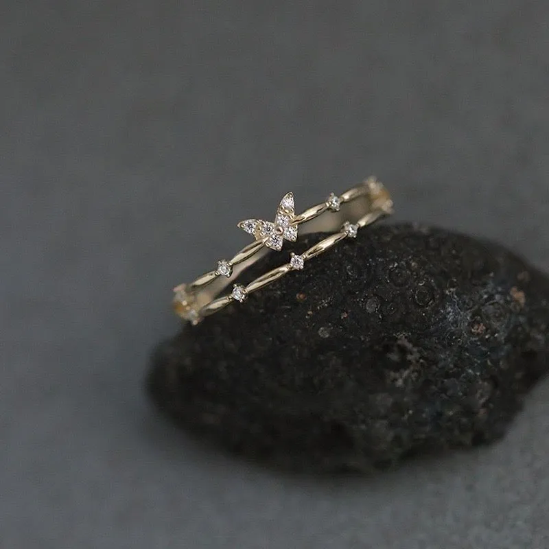 Butterfly Ring (Solid Silver)