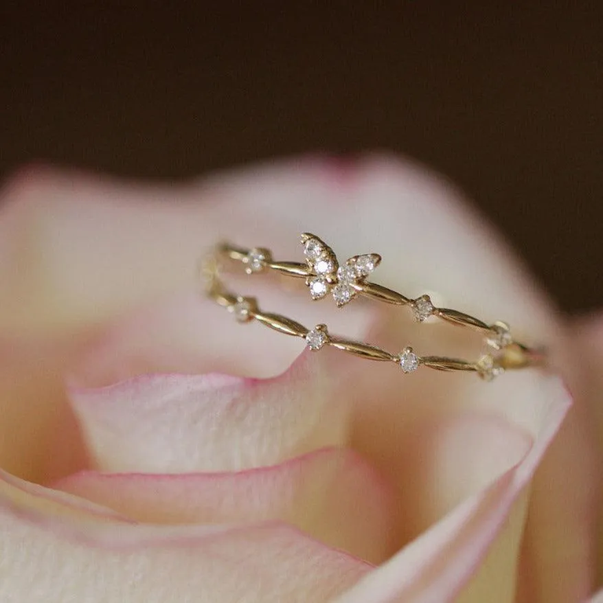 Butterfly Ring (Solid Silver)