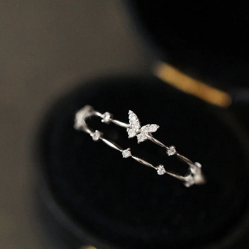 Butterfly Ring (Solid Silver)