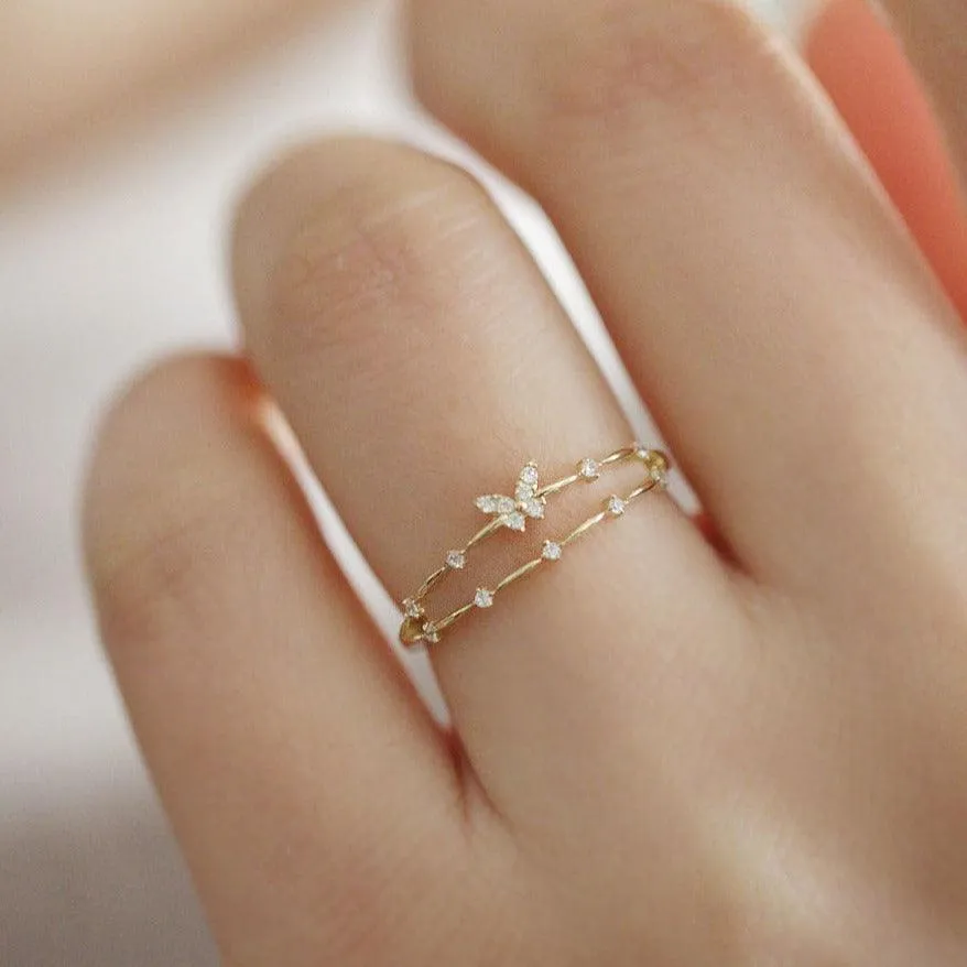 Butterfly Ring (Solid Silver)