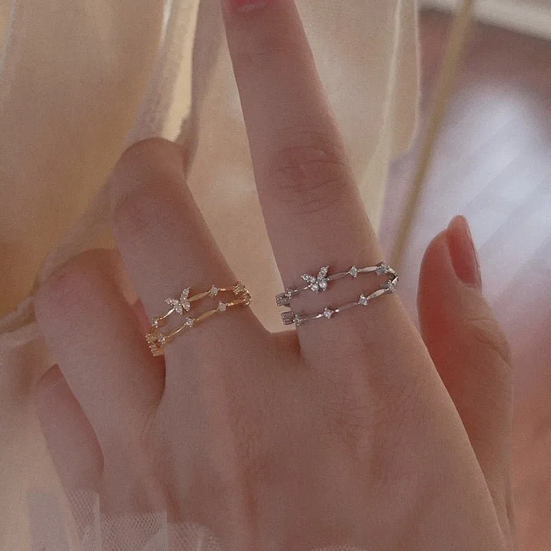 Butterfly Ring (Solid Silver)