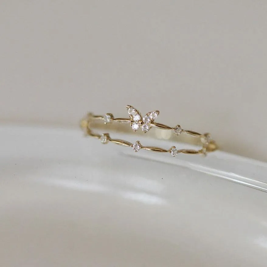 Butterfly Ring (Solid Silver)