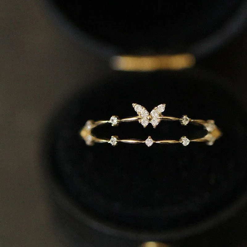 Butterfly Ring (Solid Silver)