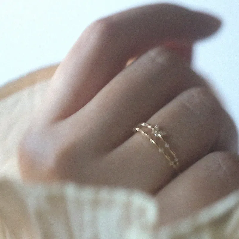 Butterfly Ring (Solid Silver)