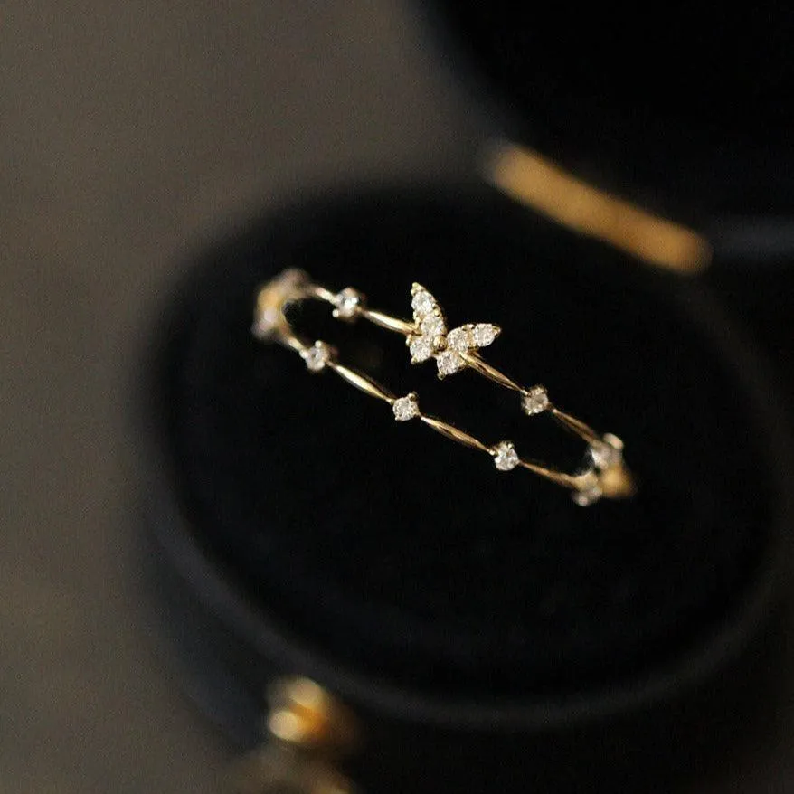 Butterfly Ring (Solid Silver)