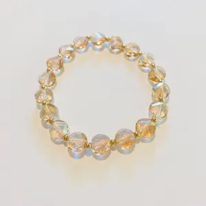 Camelia Coin-Shaped Accented Bracelet