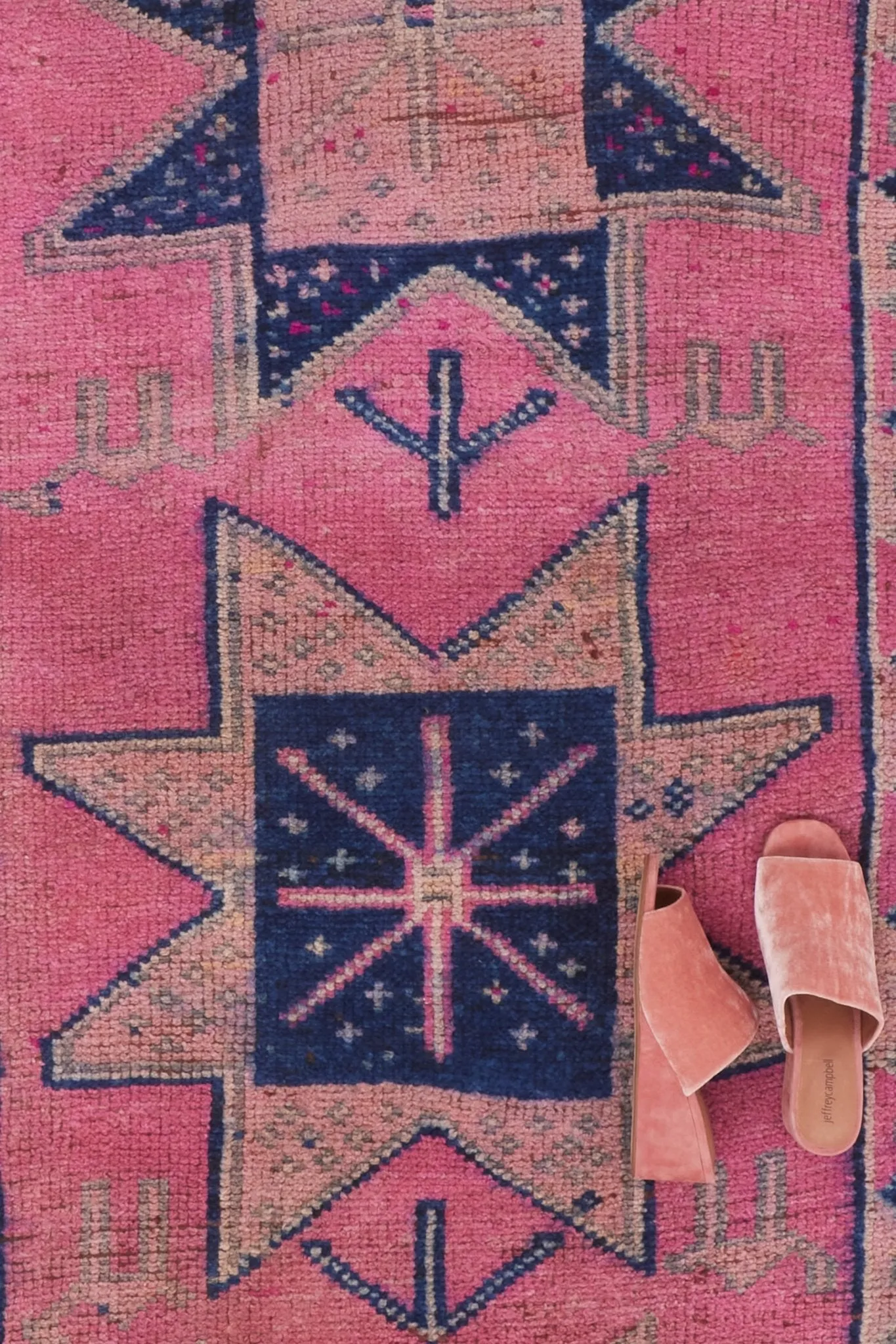 'Canna' Vintage Turkish Runner- 2'10'' x 10'5''