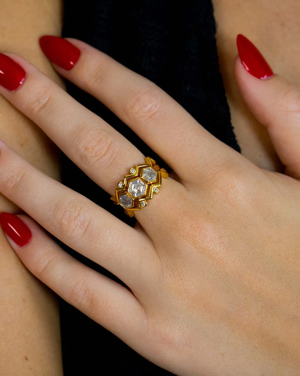 Caterina CZ Stacking Ring Set of 3