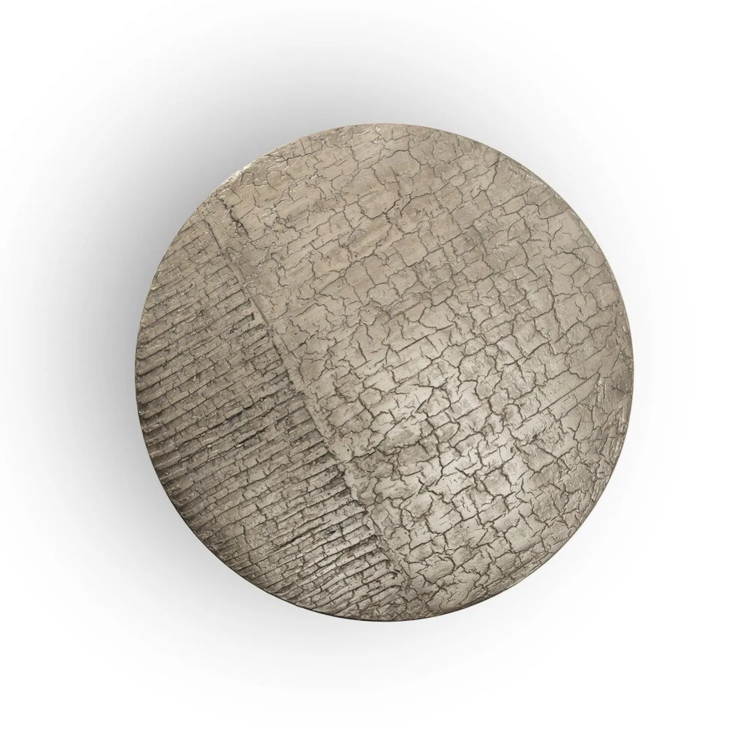 Celeste Side Table - Lava Linear - Taupe