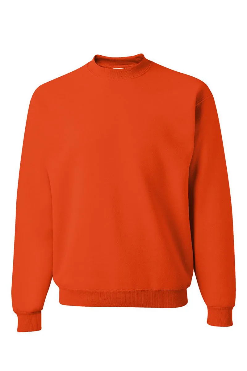 Checkered Charm Pumpkin Unisex NuBlend Crew Sweatshirt
