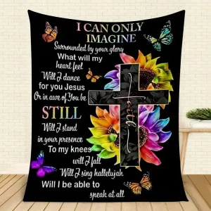 Christianart Blanket, I Can Only Imagine Blanket, Christian Blanket, Ideal Birthday and Holiday Gift for Boys, Girls, and Adults - Available All Season.CABBK01201123.