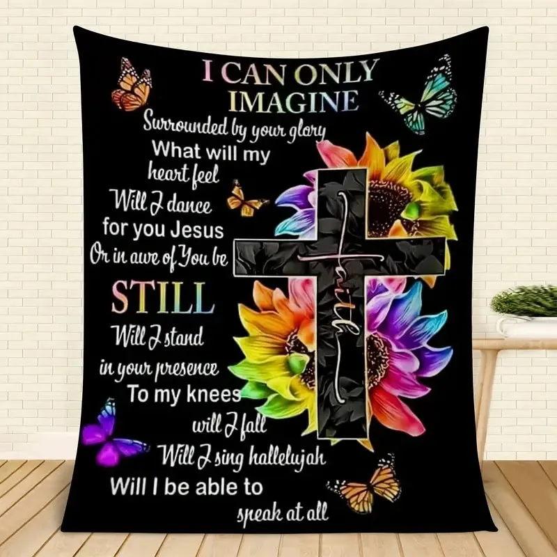 Christianart Blanket, I Can Only Imagine Blanket, Christian Blanket, Ideal Birthday and Holiday Gift for Boys, Girls, and Adults - Available All Season.CABBK01201123.