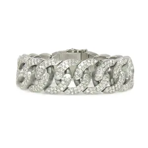 Chunky Diamond Link Bracelet