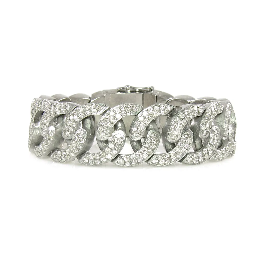 Chunky Diamond Link Bracelet