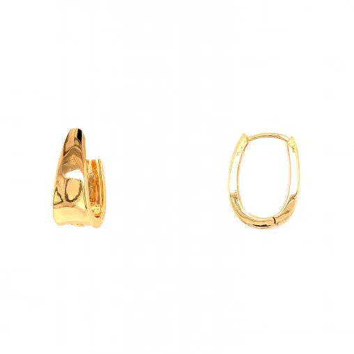 Chunky Teardrop Hoops