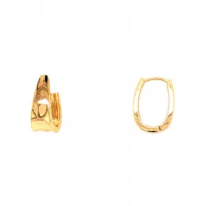 Chunky Teardrop Hoops