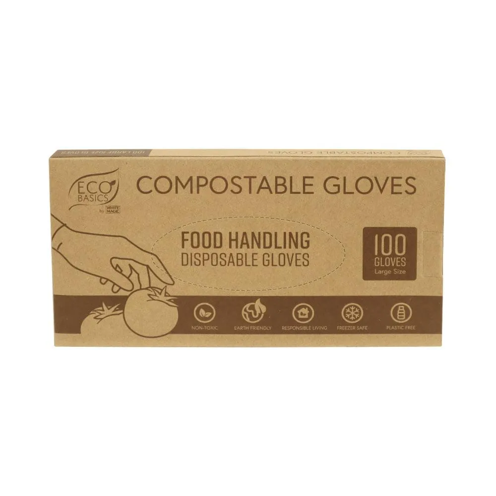 Compostable Food Handling Gloves - Eco Basics