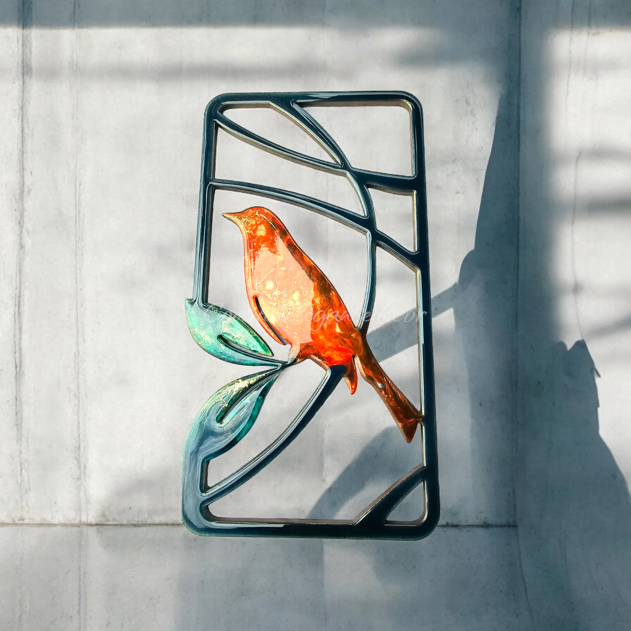 Contemporary Bird Amongst the Branches