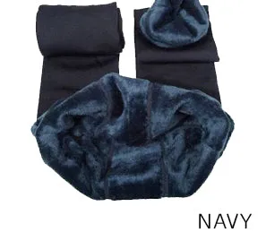 Cozy Winter Velvet Lined Elastic Leggings