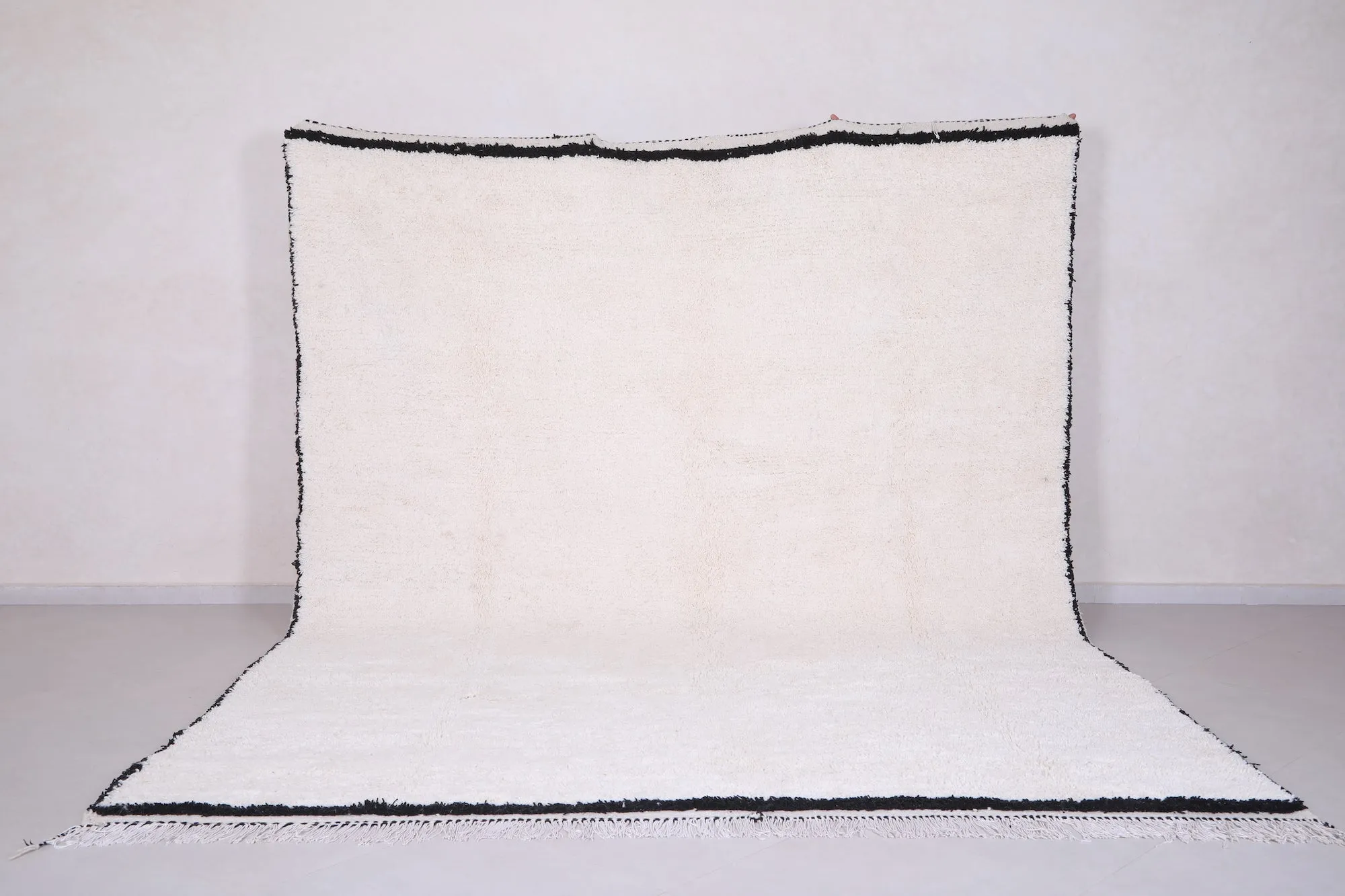 Custom Moroccan carpet - berber beni ourain rug - Beige rug