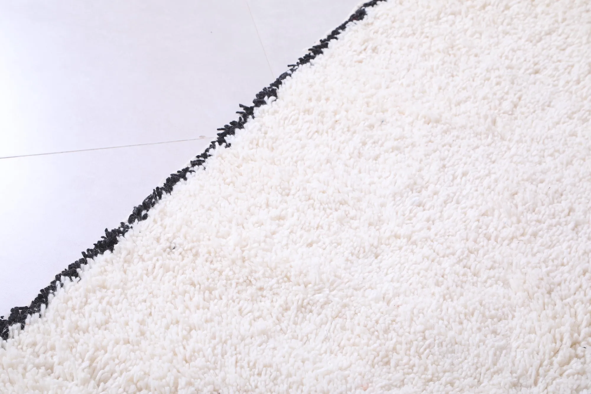 Custom Moroccan carpet - berber beni ourain rug - Beige rug