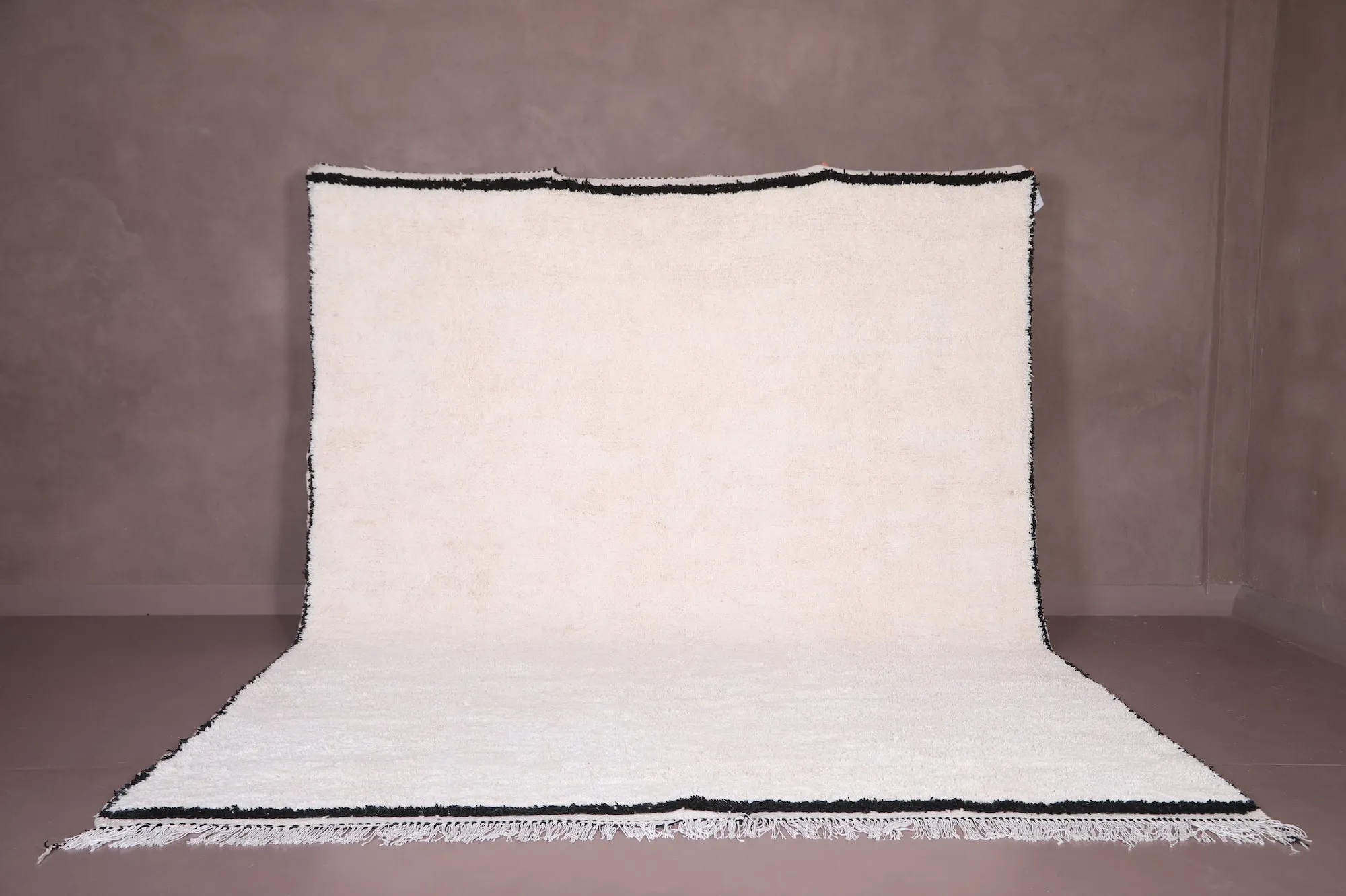 Custom Moroccan carpet - berber beni ourain rug - Beige rug