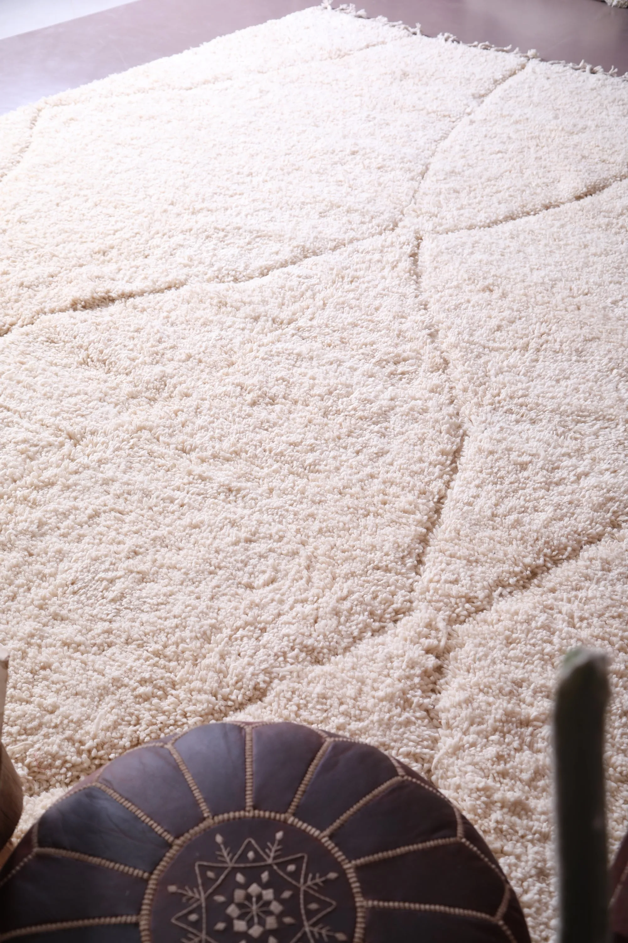 Custom moroccan carpet - wool berber beni ourain rug
