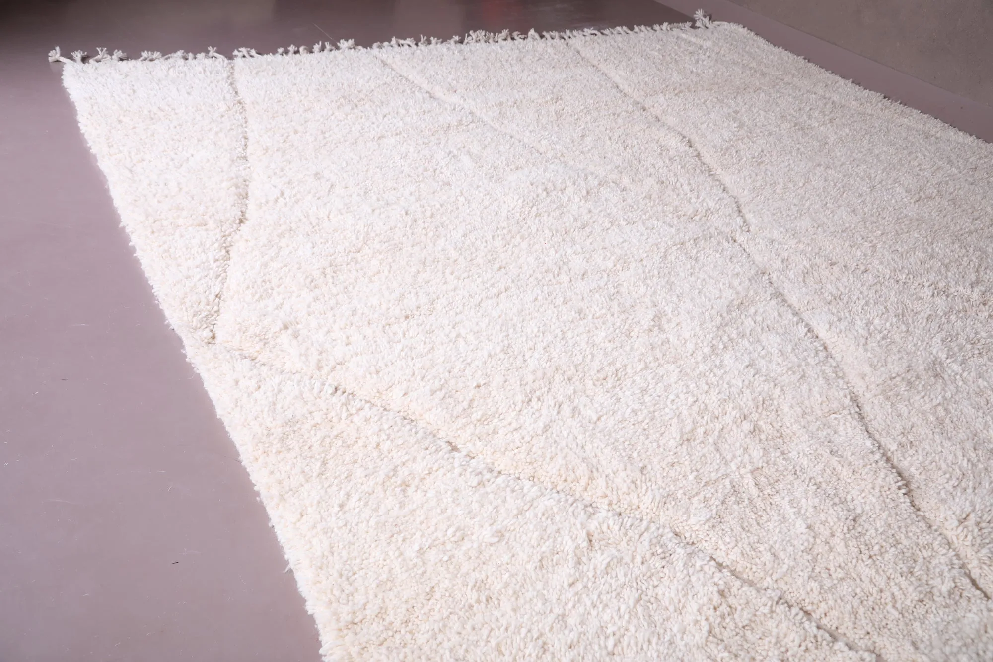 Custom moroccan carpet - wool berber beni ourain rug