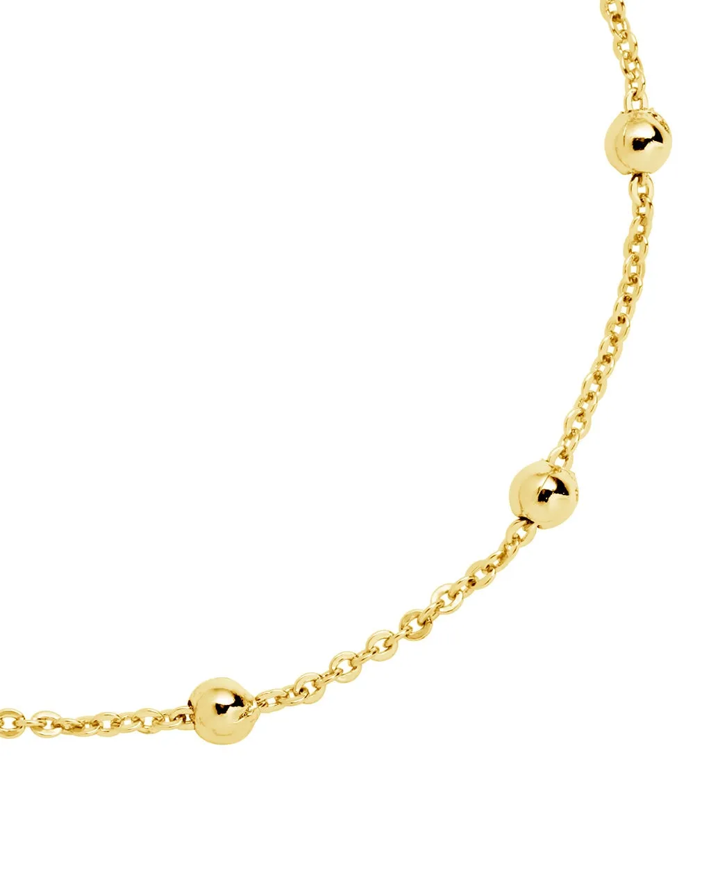Dainty Beaded Station Bracelet