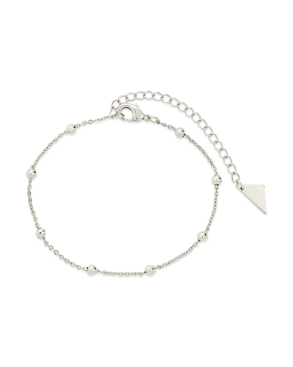 Dainty Beaded Station Bracelet