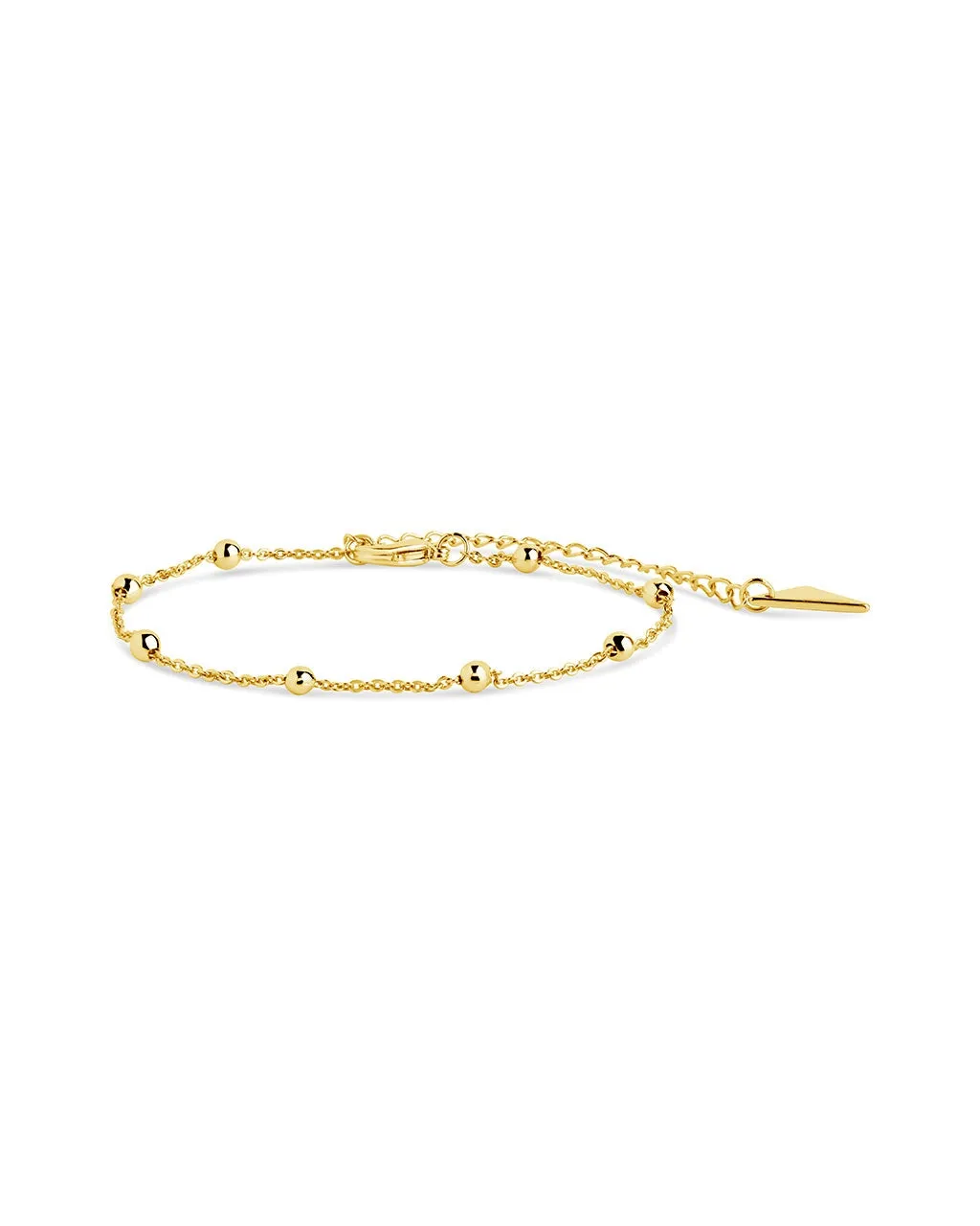 Dainty Beaded Station Bracelet