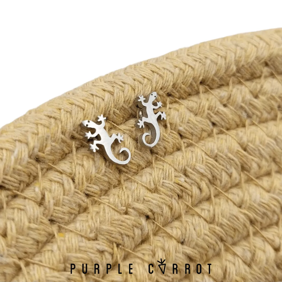 Dainty Gecko Studs