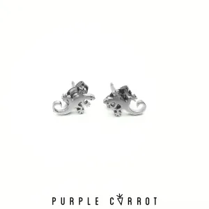 Dainty Gecko Studs