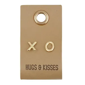 DAINTY GOLD STUD XOXO EARRINGS