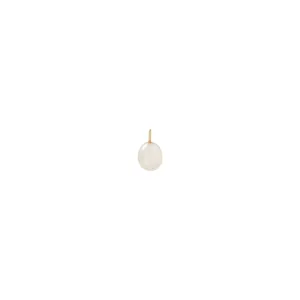 Dainty Pearl Charm - Solid Gold