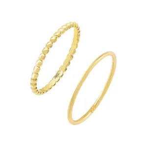 Dainty Ring Stack Combo Set