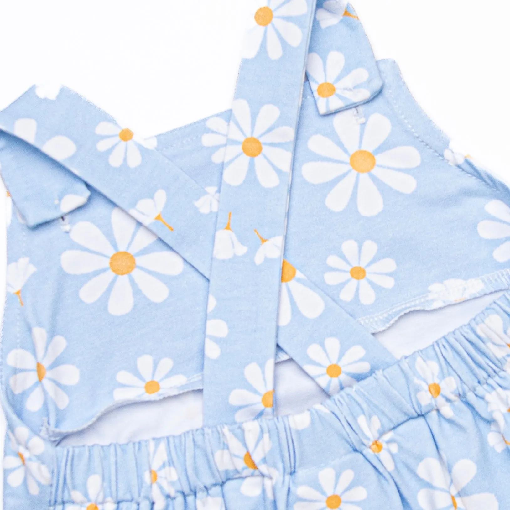 Daisy Daydream Ruffle Sunsuit, Blue