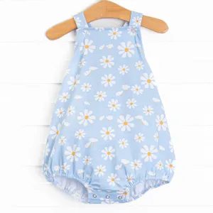 Daisy Daydream Ruffle Sunsuit, Blue