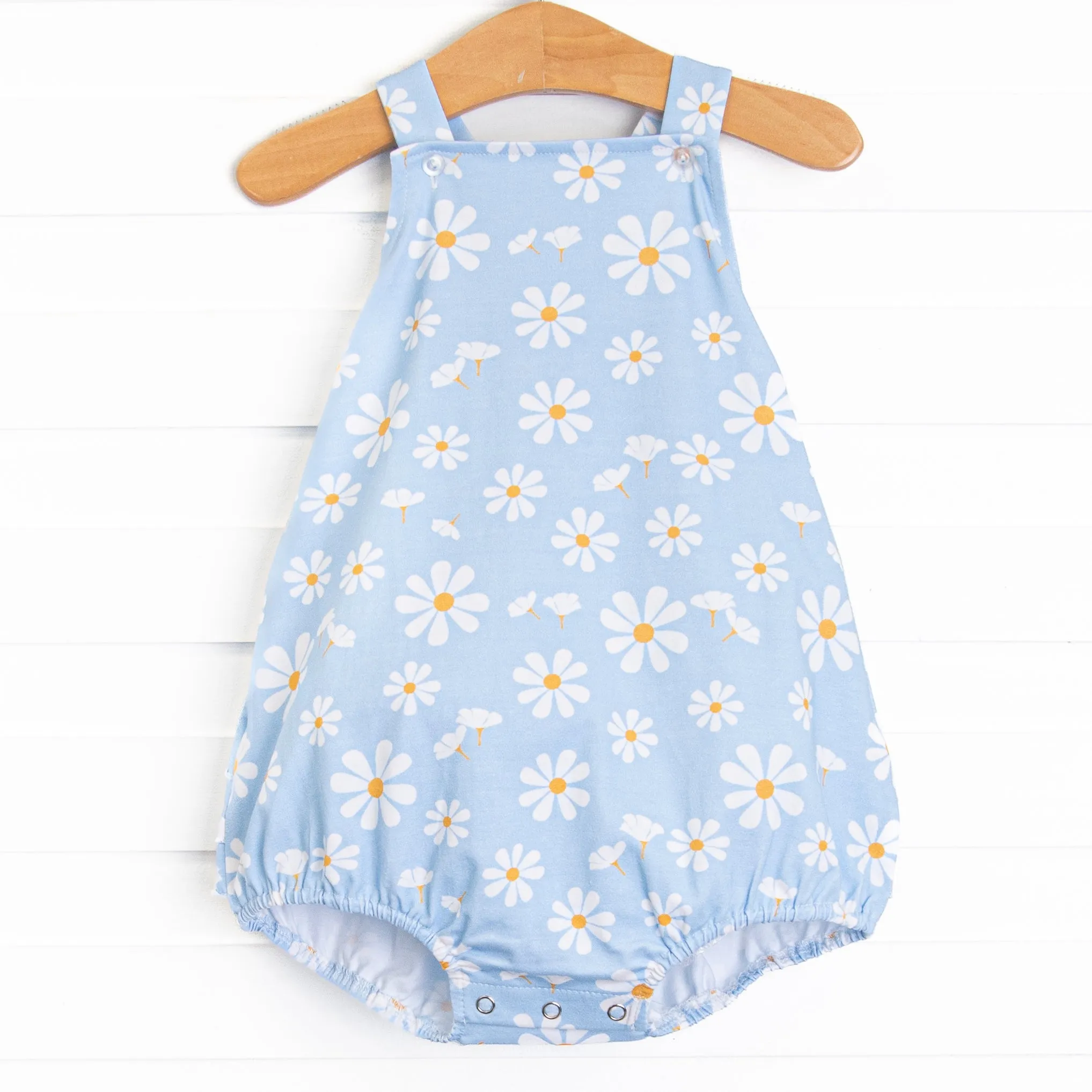 Daisy Daydream Ruffle Sunsuit, Blue