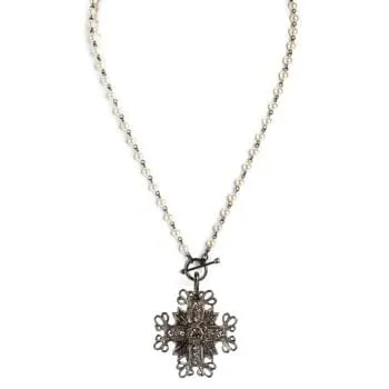Delfina - 6mm Pearl Cream with All Medallions
