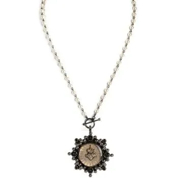 Delfina - 6mm Pearl Cream with All Medallions
