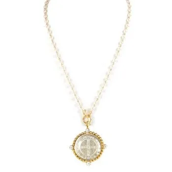 Delfina - 6mm Pearl Cream with All Medallions