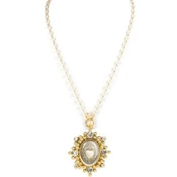 Delfina - 6mm Pearl Cream with All Medallions