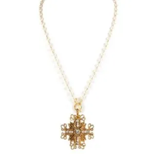 Delfina - 6mm Pearl Cream with All Medallions