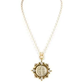 Delfina - 6mm Pearl Cream with All Medallions