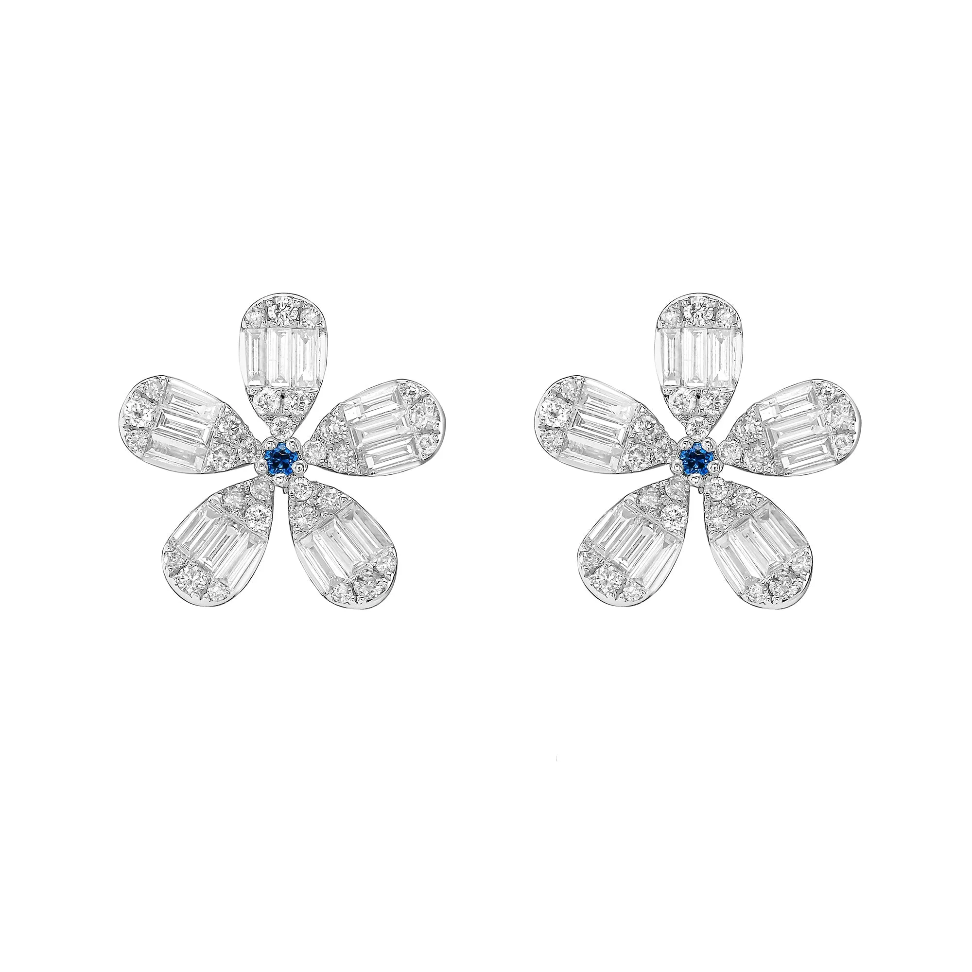 Diamond Daydream Petal Studs